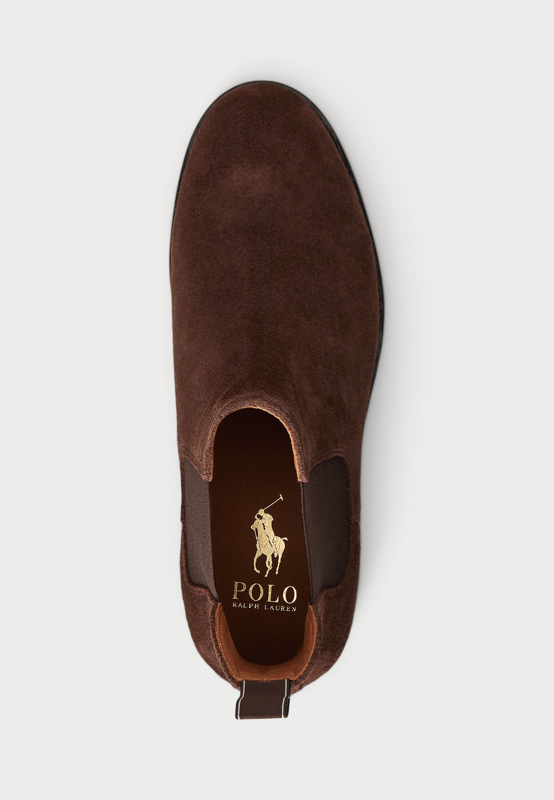 Stivaletti Chelsea in camoscio Polo Ralph Lauren BRYSON - Classici stivaletti alla caviglia - marrone scuro