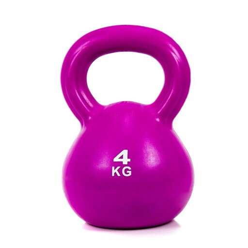  Coshano 4kg jernkettlebell med vinylbelægning