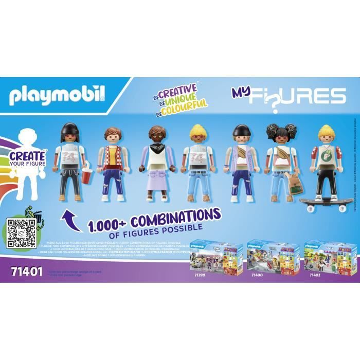 PLAYMOBIL 71401 Personaggi contemporanei, I miei personaggi, Vita in città, Età 5+