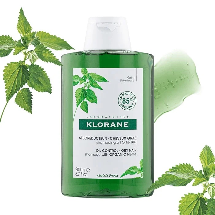Shampoo de urtiga KLORANE para cabelos oleosos 200 ml