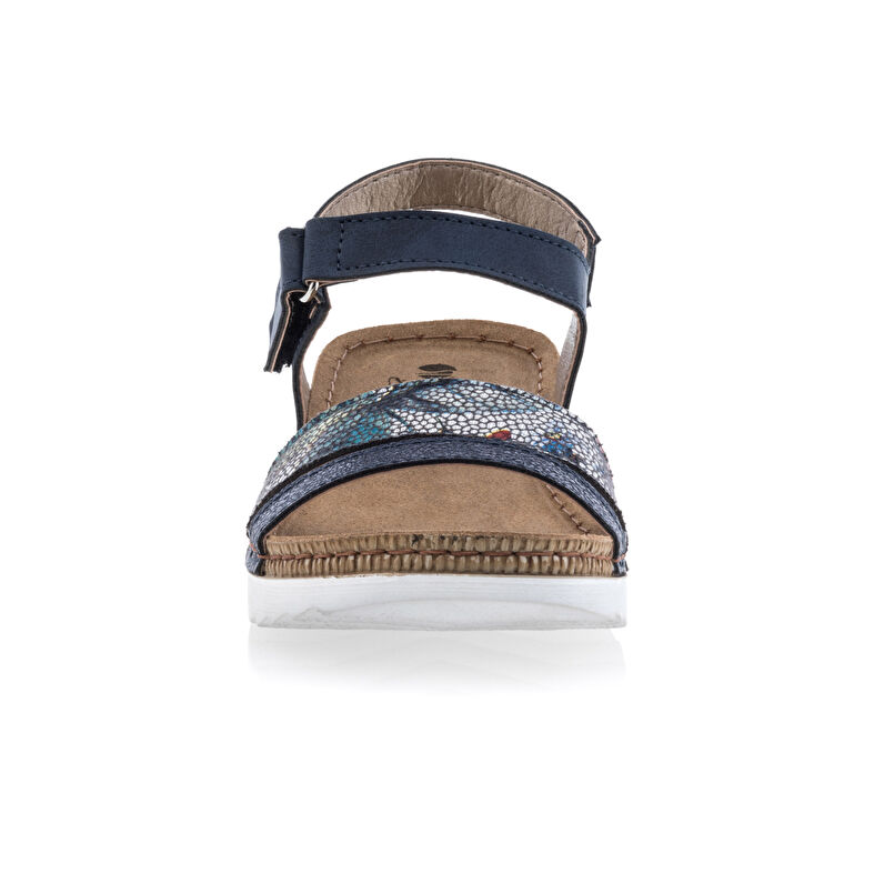 Sandalias azules para mujer / Zapatos de punta abierta