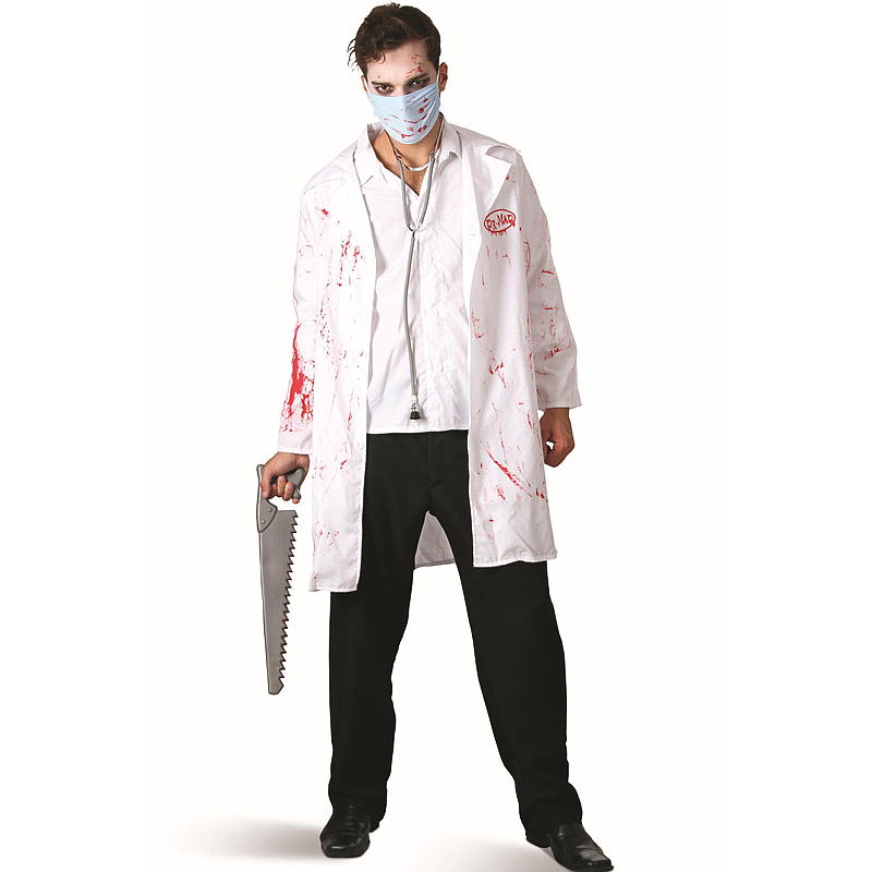 Tempo 2 Cambia costume di Halloween cappotto insanguinato M/L