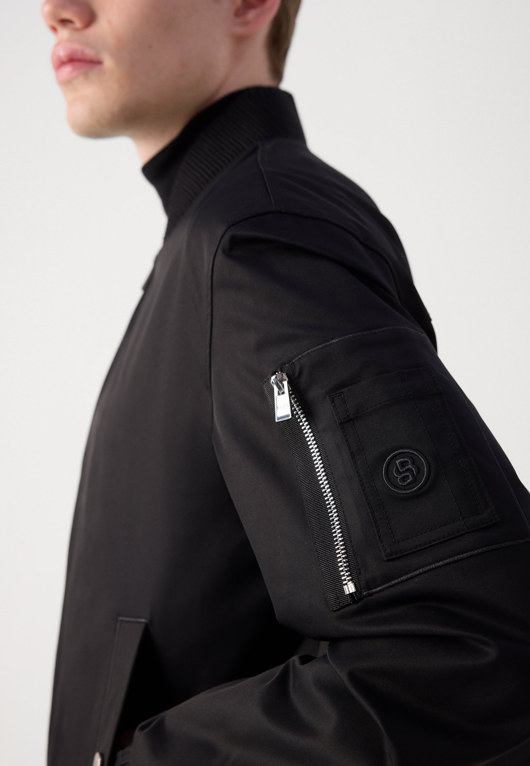 BOSS COMBER - Kurtka typu bomber - czarna
