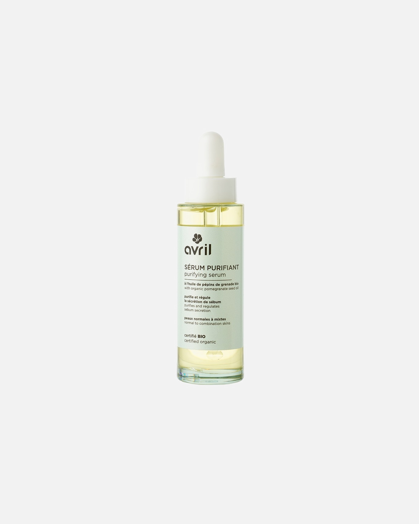 Avril Sérum purifiant certifié bio