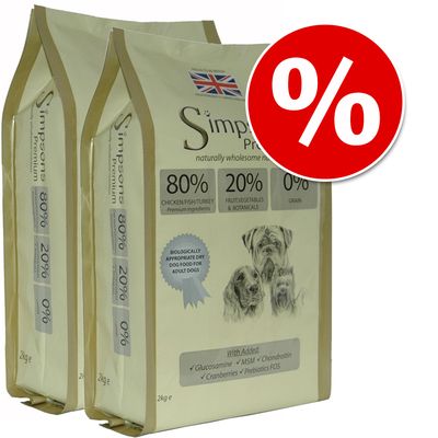 Cibo secco per cani Simpsons Premium, confezione economica da 2 x 12 kg