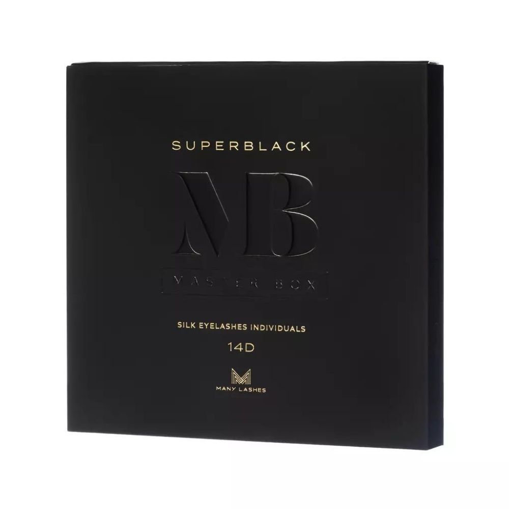 Veel Beauty Master box Superblack zijden wimpers, individueel verpakt.