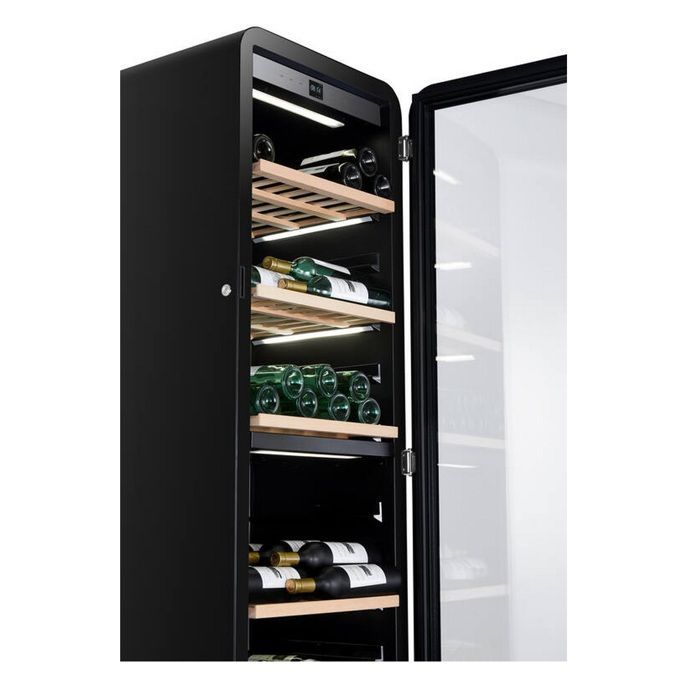 La Sommelière APOGEE190DZN — 181-bottle dual-zone stainless steel wine cellar