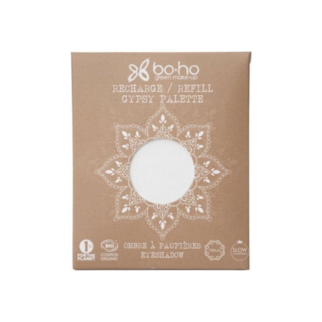 „Boho Green“ makiažo akių šešėlių papildymo paletė „Kelionių kolekcija“ – 1,1 g