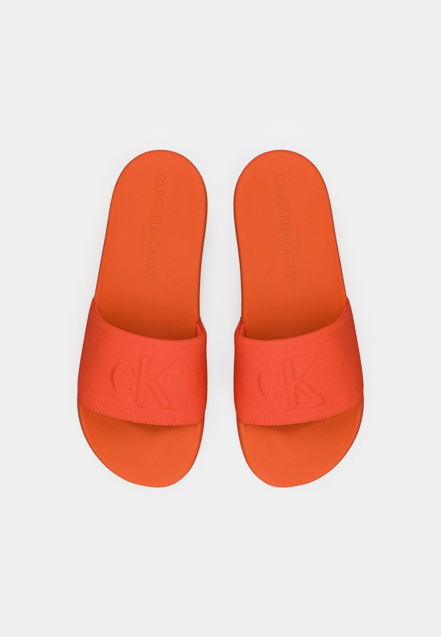 Calvin Klein Jeans SLIDE MONO - Slip-ins - tigerlily
