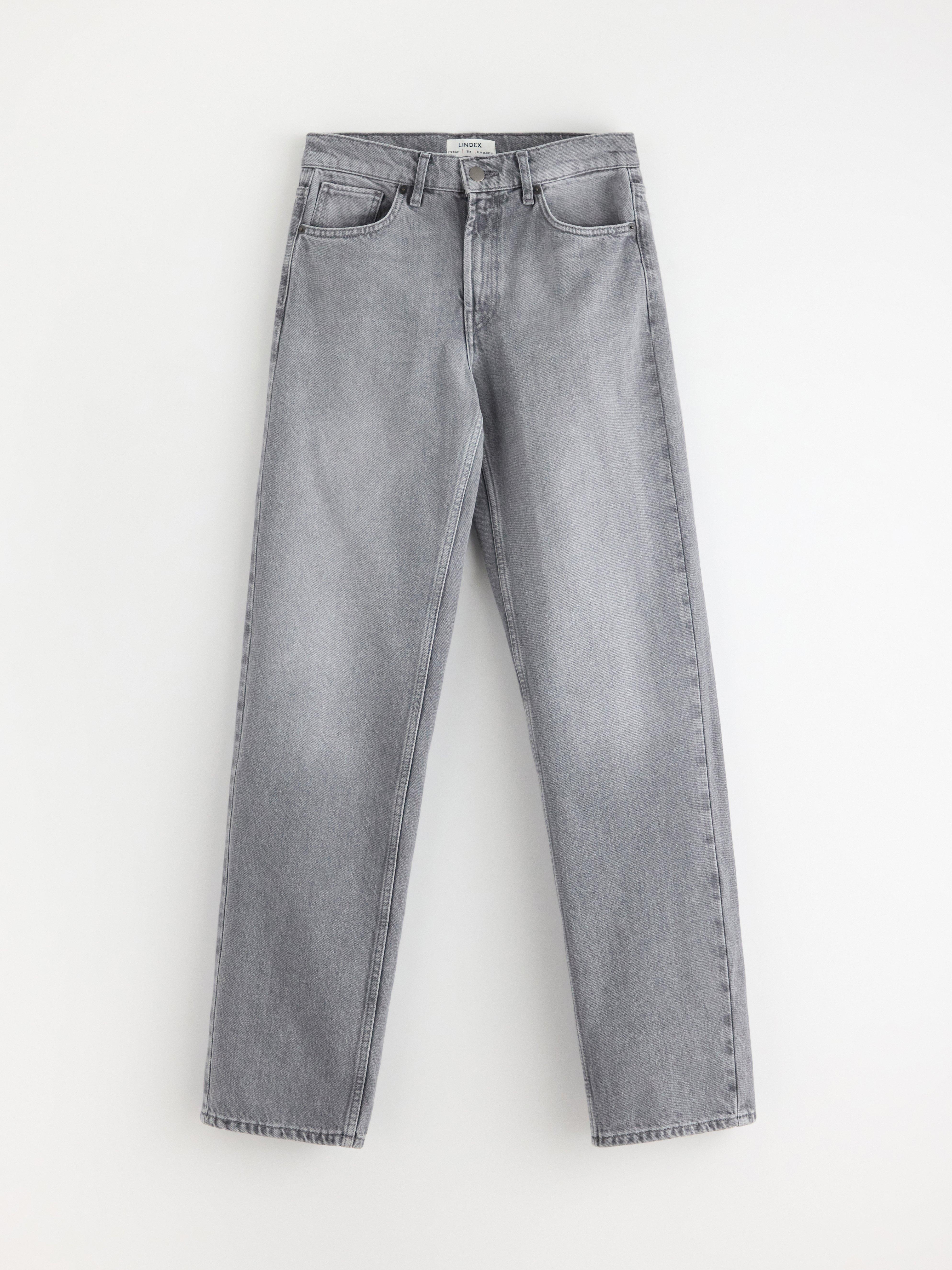 STRAIGHT Sia extra långa jeans Grey
