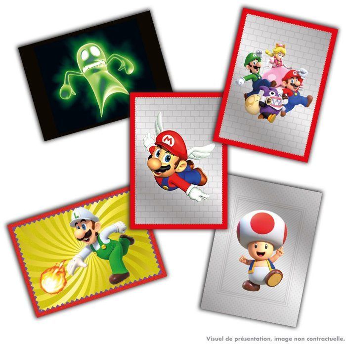 Lata metálica - PANINI - Super Mario 2 - 36 paquetes - 180 pegatinas - 1 tarjeta de edición limitada
