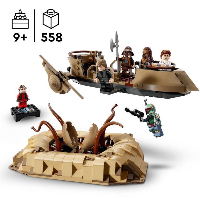 LEGO® Star Wars 75396 Skiff del deserto e fossa del Sarlacc - Set da collezione
