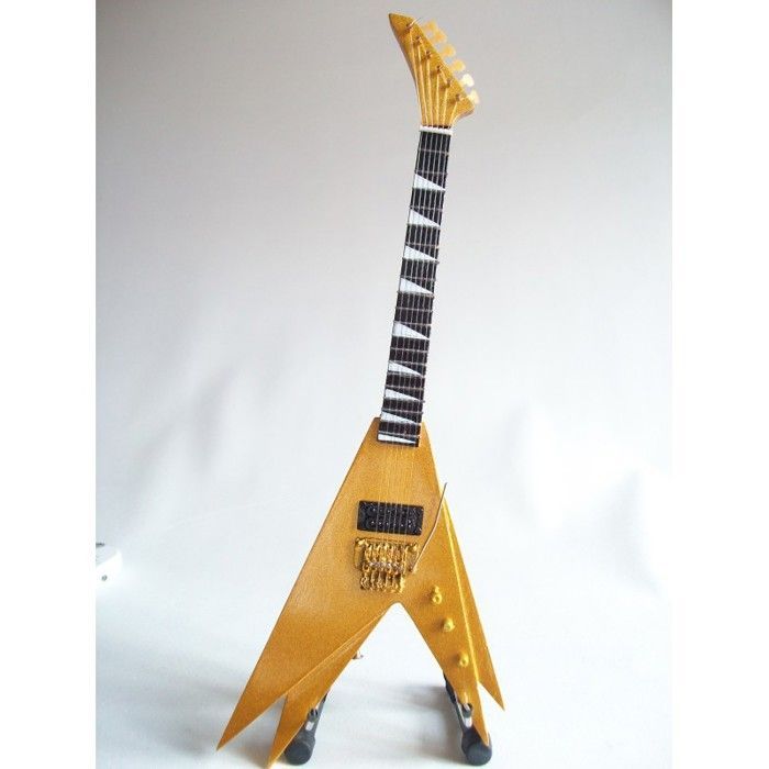 Vinnie Vincent's Jackson Double V Miniature Guitar from Kiss