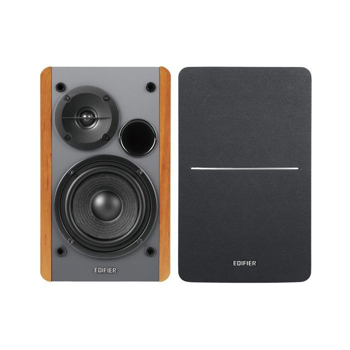 Caixas de Som Ativas - Edifier - R1280Ts - Saída para Subwoofer - Marrom - Com Fio