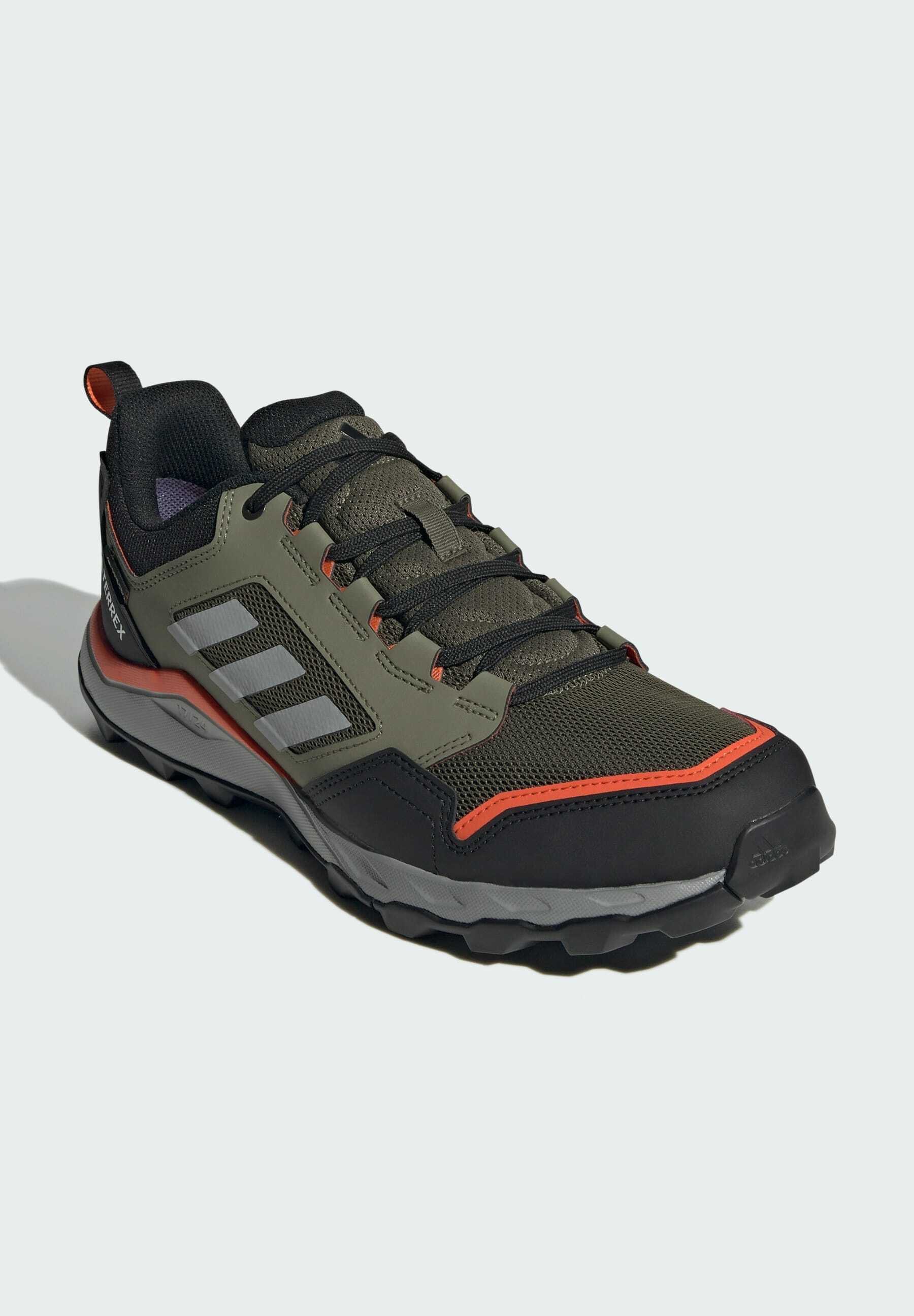 Adidas Terrex TRACEROCKER 2.0 GORE-TEX® TRAIL - Wandelschoenen - olijfgroen, antracietgrijs, effen grijs, semi-impact oranje