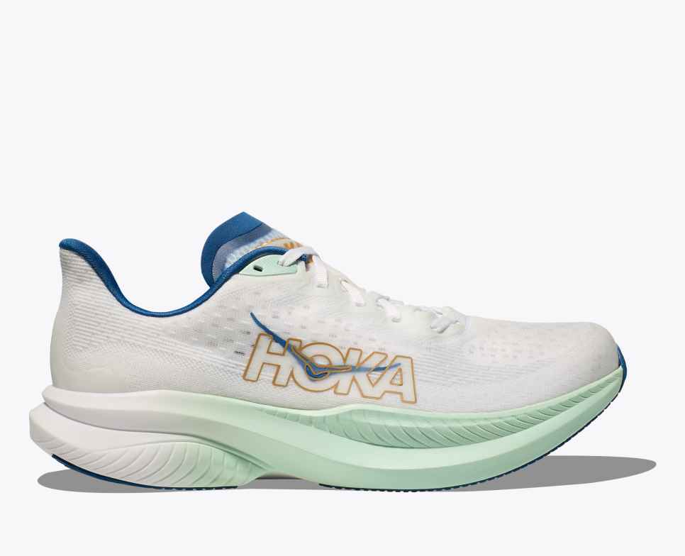 HOKA Mach 6 Givre / Or