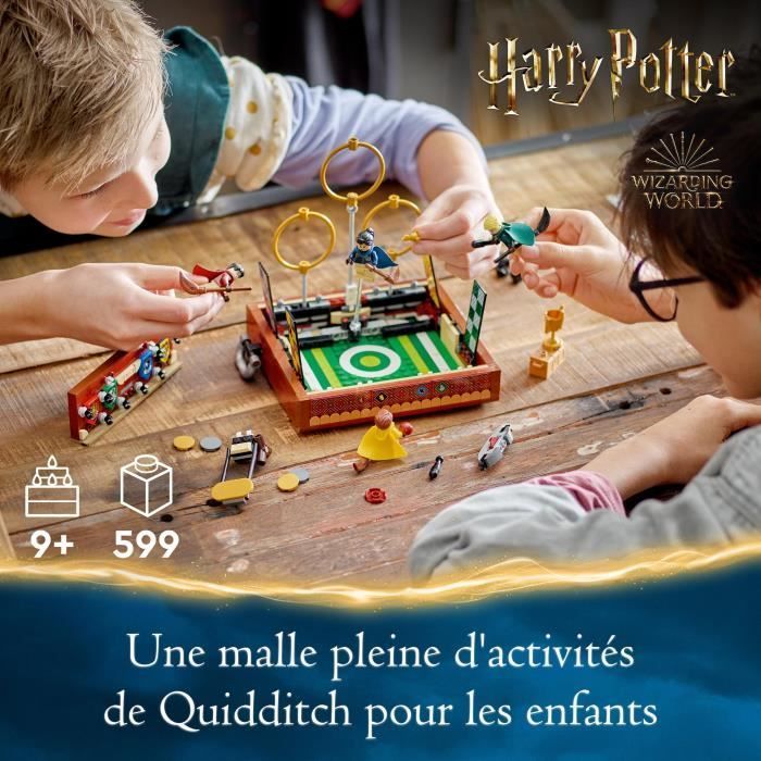 LEGO® Harry Potter 76416 Quidditch Trunk, 1 or 2 Player Toy, with 3 Quidditch Sets