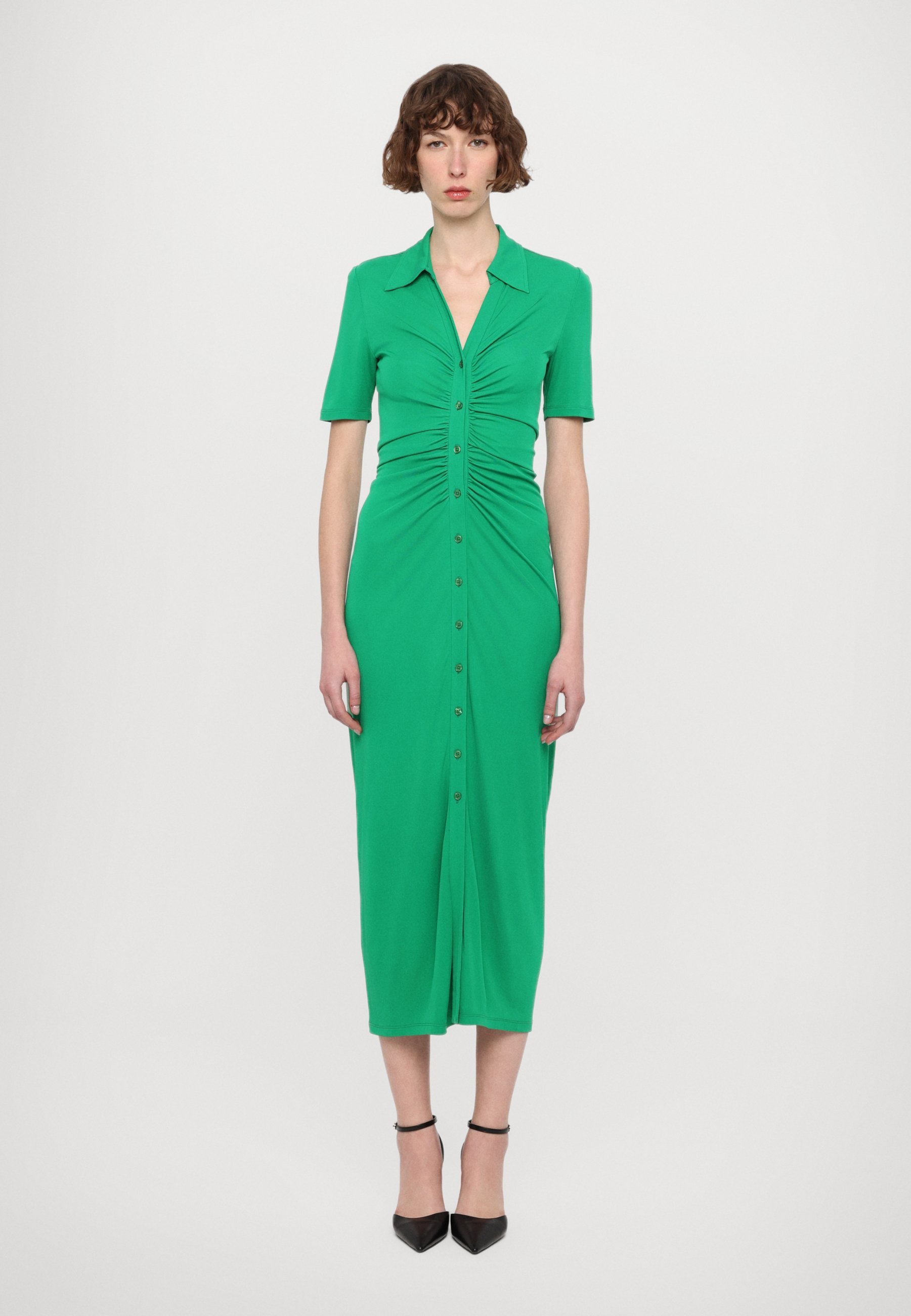 Abito in jersey Diane von Furstenberg ZOEY - colore verde distintivo
