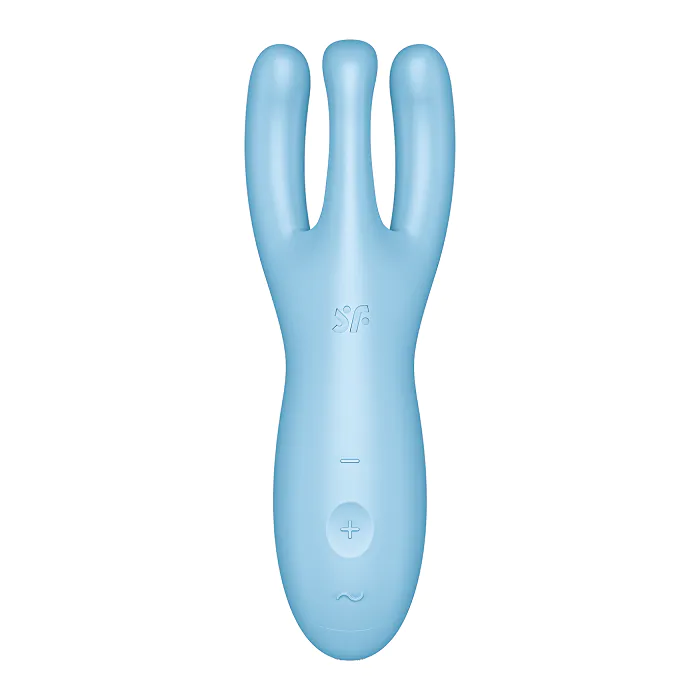 Satisfyer Masażer Threesome 4 Connect App Blue uka
