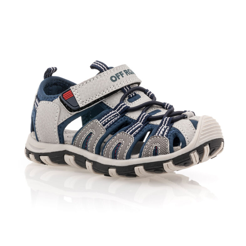 Sandalias grises para niño / Zapatos de punta abierta