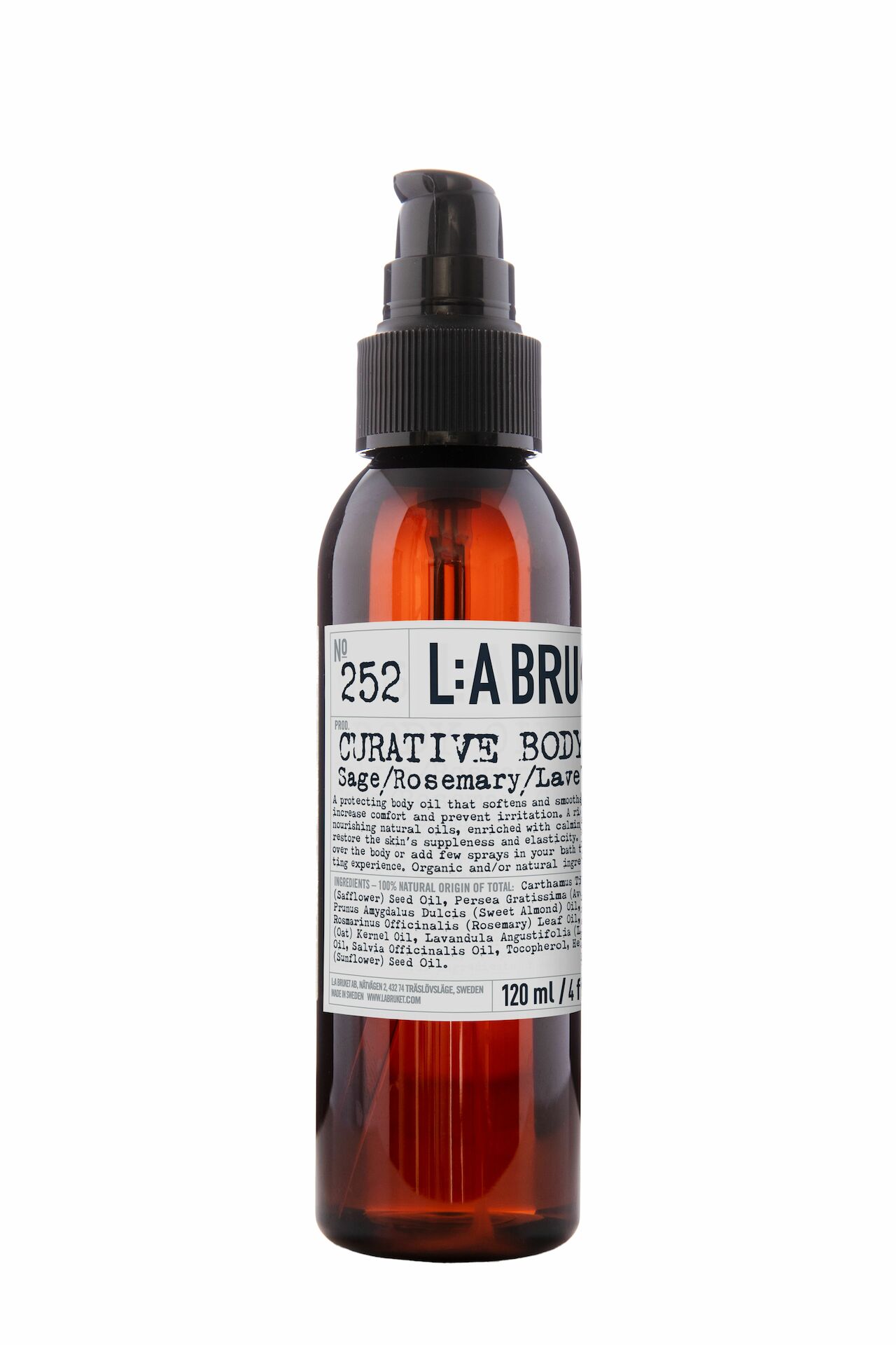 Óleo Corporal 252 Sálvia/Alecrim/Lavanda 120 ml - L:a Bruket