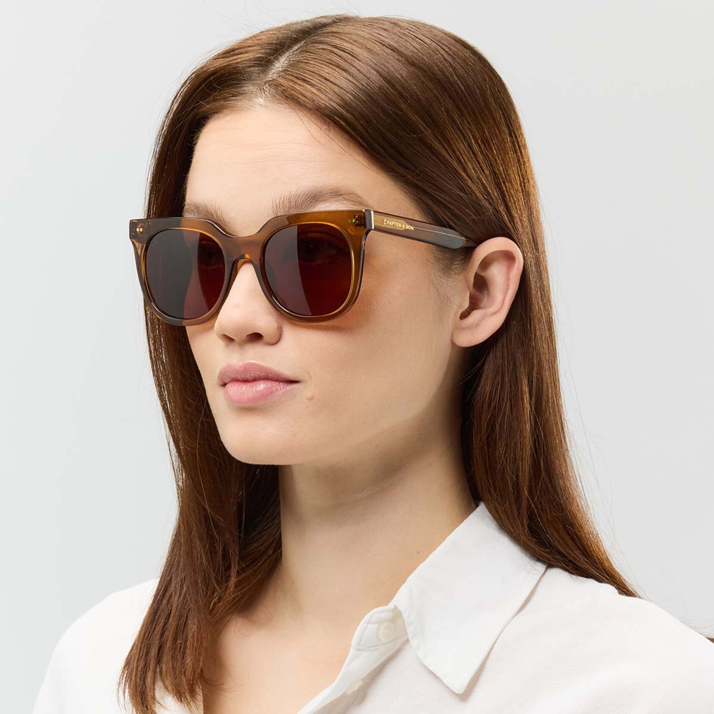 Florence Caramel Transparent Brun