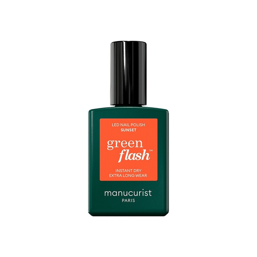 Manucurist UV-Nagellack Green Flash Flash Instant Dry Extra Long Wear - 15 ml