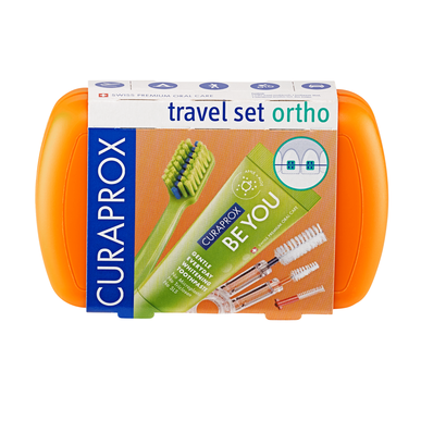 Curaprox Be You Ortho -suuhygieniasetti oranssi 1 kpl 1 kpl