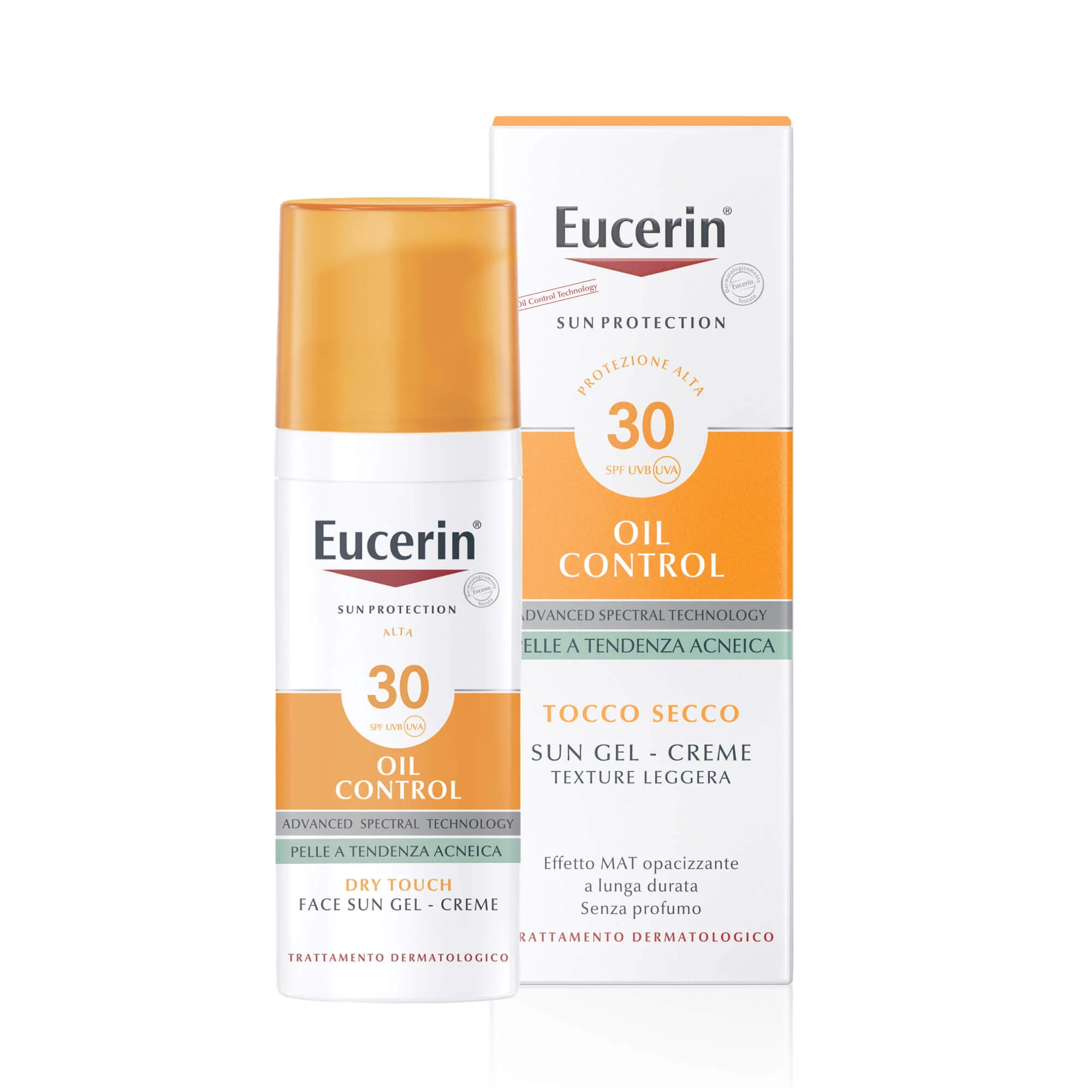 Sun Protection Oil Control Sun Face Gel-Creme Dry Touch SPF30 - Solare viso alta prot.