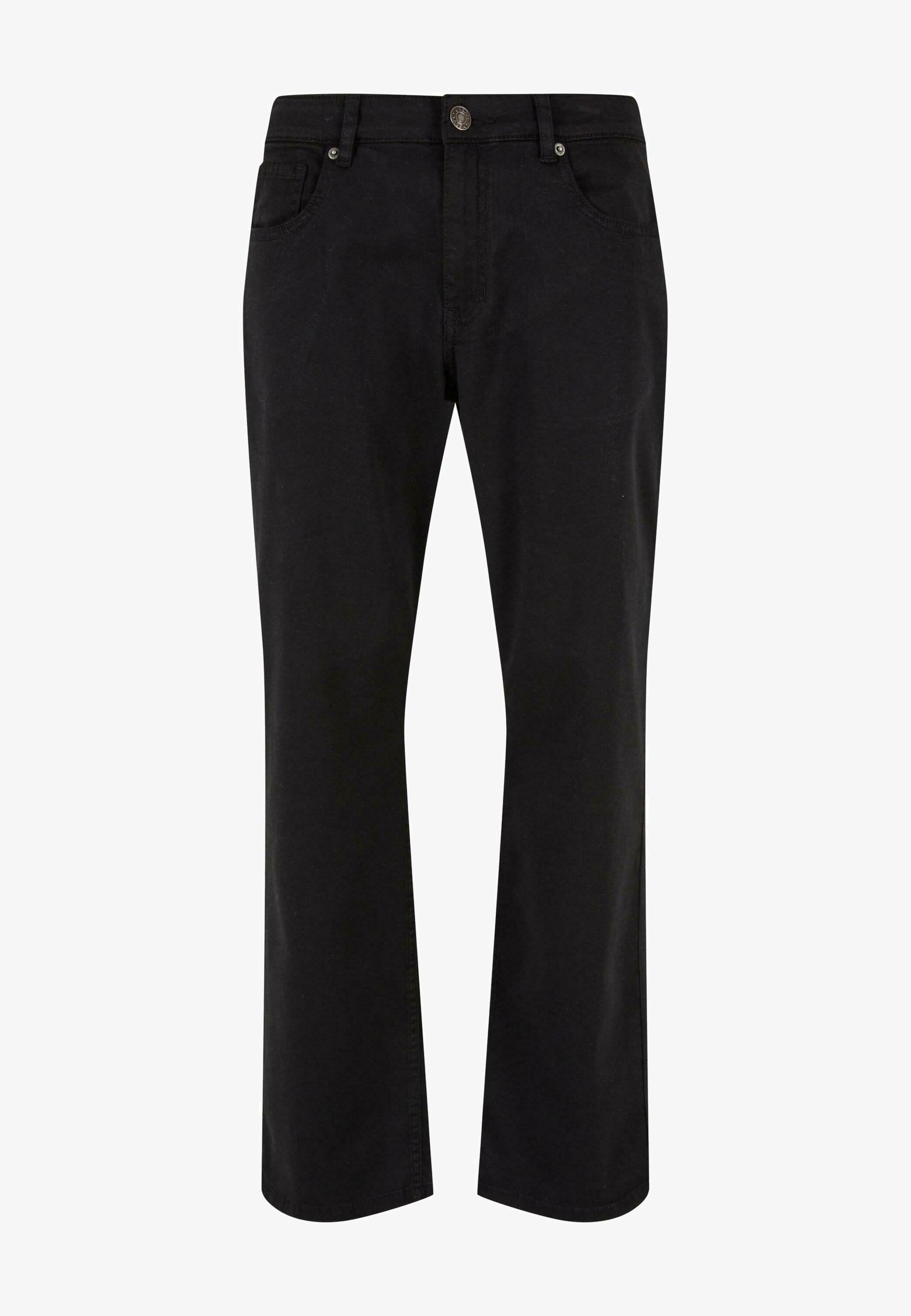 Urban Classics jeans met rechte pijpen - zwart