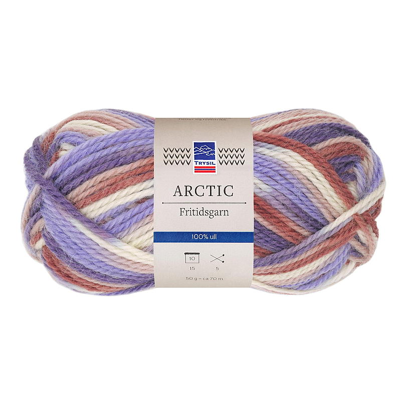 Trysil Arctic vapaa-ajan lanka violetti kuvio