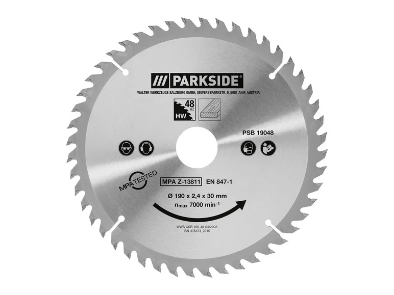 PARKSIDE®-pyörösahanterä