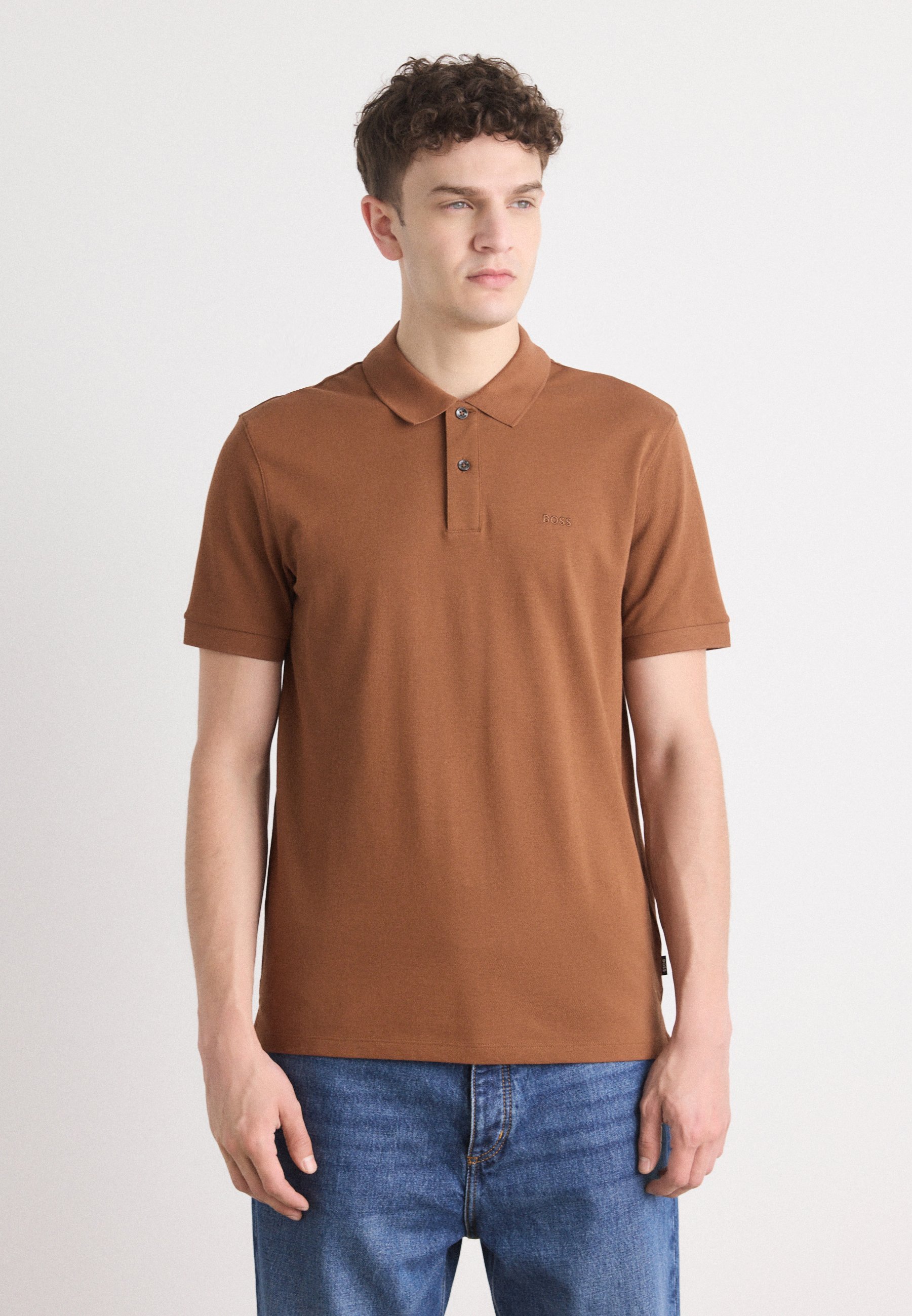 BOSS PALLAS - Poloshirt - bruin zeven