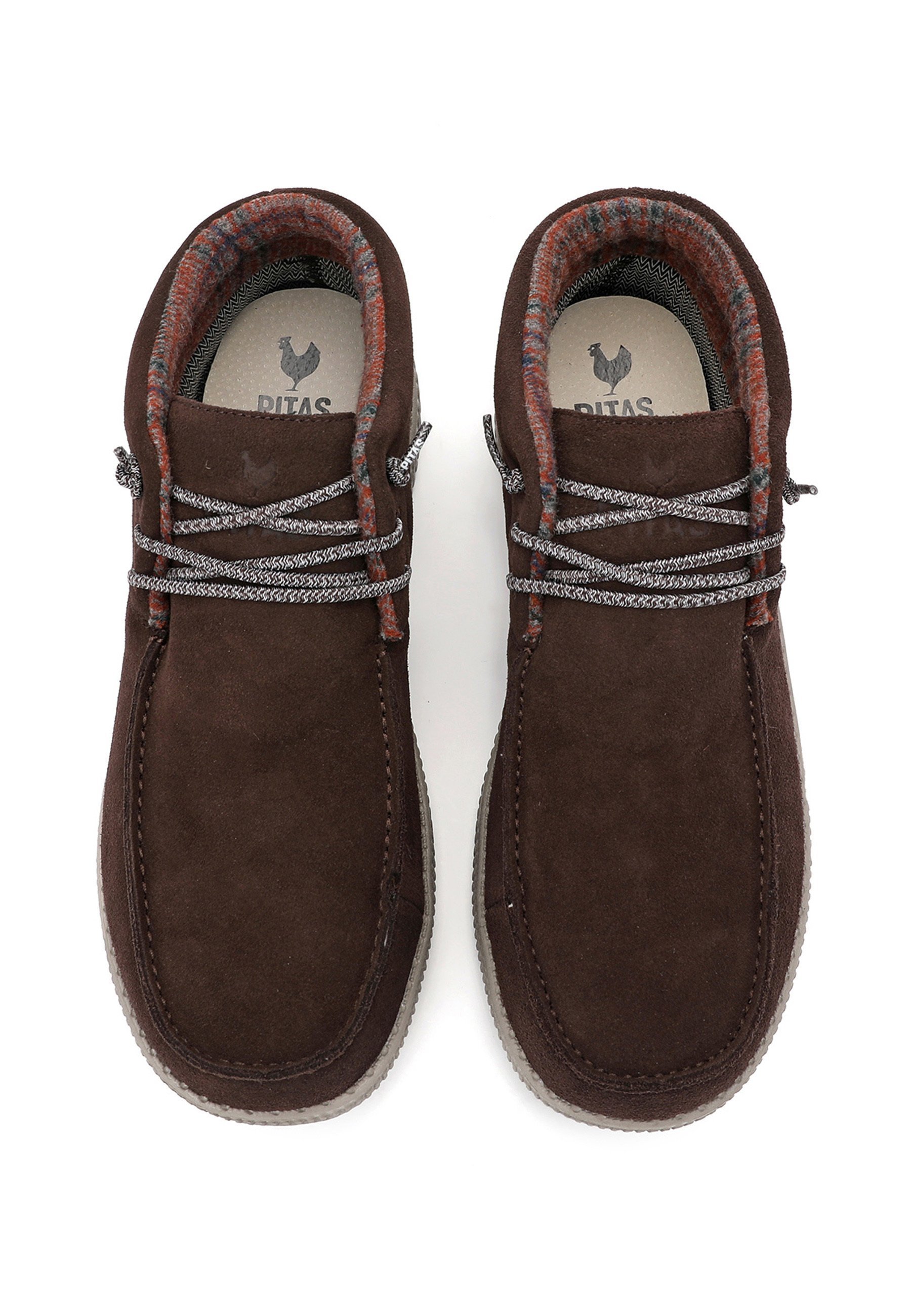 Pitas Schnürstiefeletten – braun