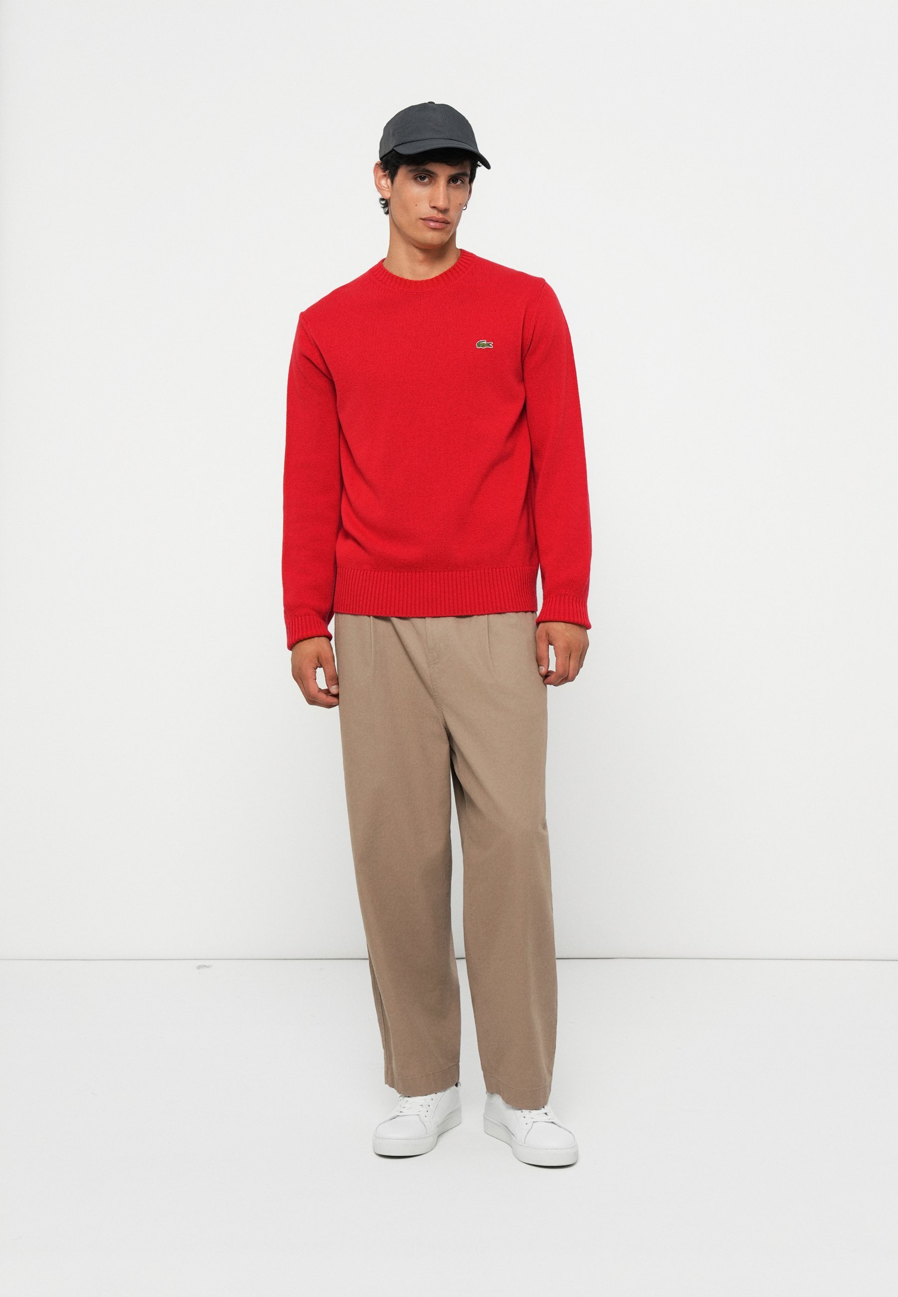 Pull Lacoste rouge