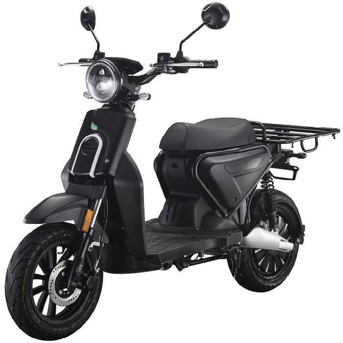 EUROCKA CKA EXPRESS elektrische scooter, zwart, verwijderbare 60V29AH lithiumbatterij, actieradius van 60 km