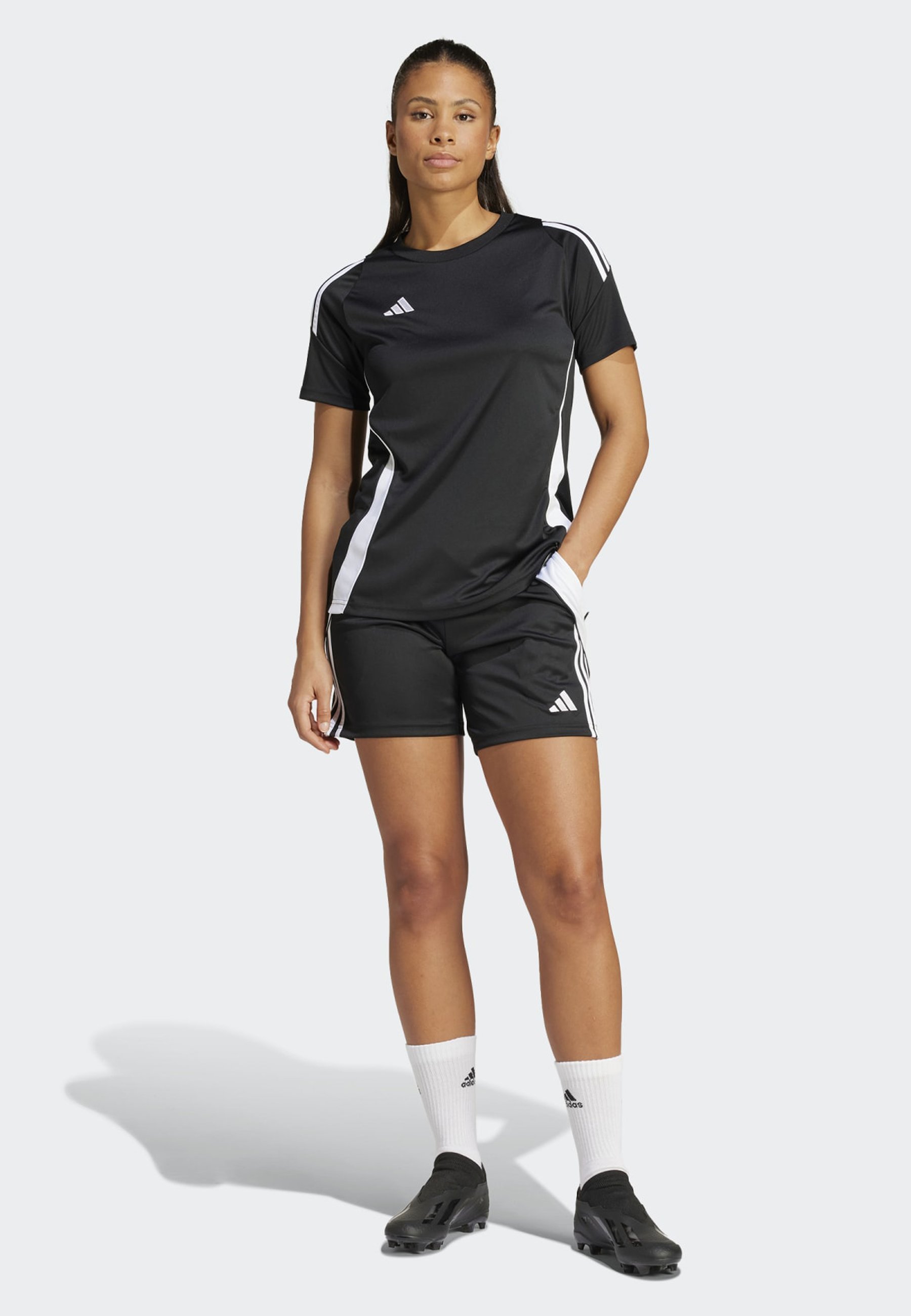 adidas Performance TIRO24 WOMEN - Tricou sport - negru/alb