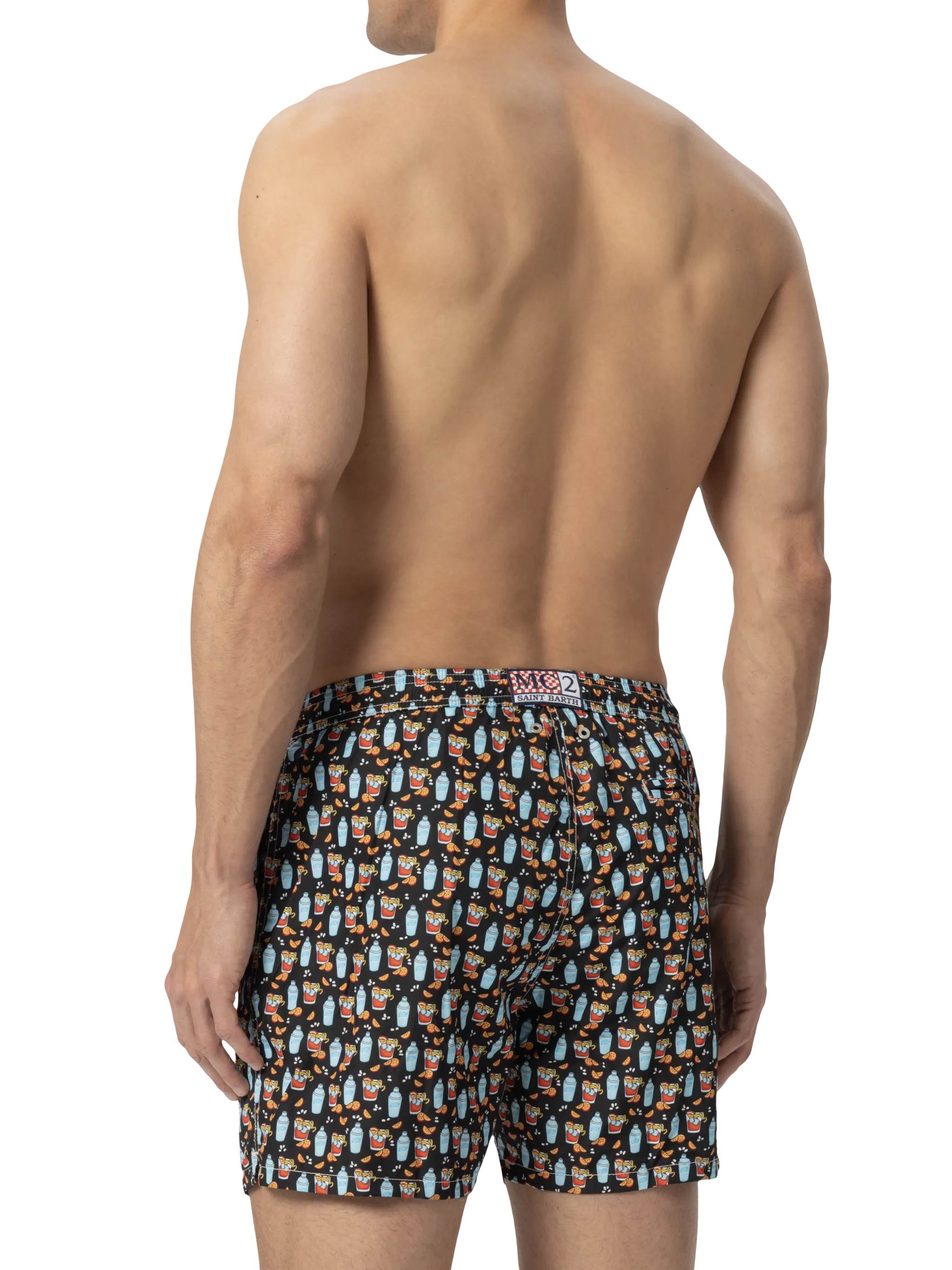 Zwempak met een lichtgewicht print, geschikt voor een lichte bikini.