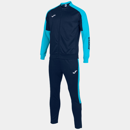 Conjunto de treino Joma Eco Championship na cor turquesa fluorescente.