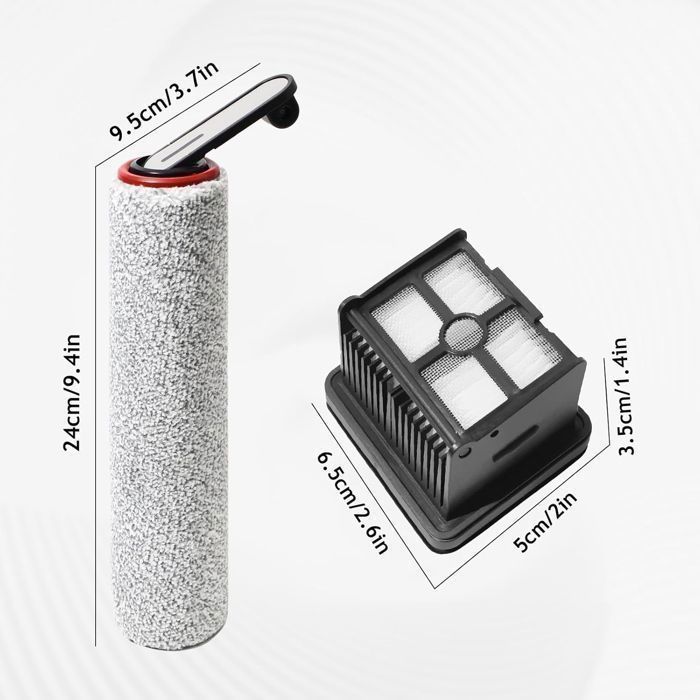 Borstelrolaccessoires voor Mova K20, reserveonderdelen voor de Dreame Mova K20 nat- en droogstofzuiger.
