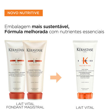 Kérastase Nutritive Lait Vital Fondant Detangling Conditioner for Dry, Fine Hair 200 ml