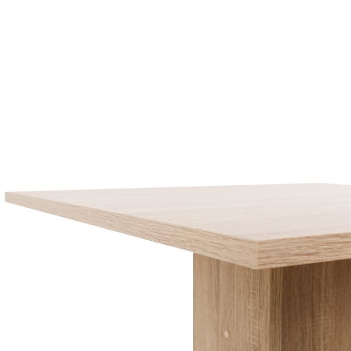 Ruokapöytä 2-4 hengelle - Neliönmuotoinen - Klassinen - Tammiviimeistely - GUSTAVE - P 80 x L 80 cm