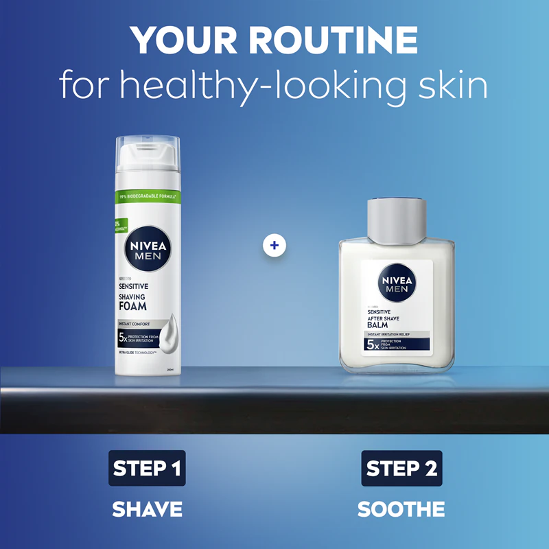 NIVEA MEN Sensitive scheerschuim voor mannen