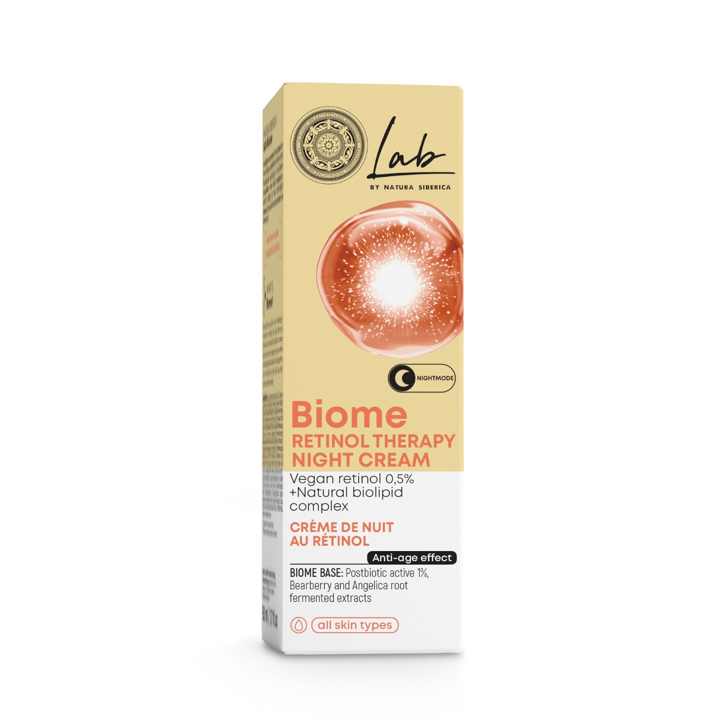 Natura Siberica Lab Crème de nuit au Rétinol