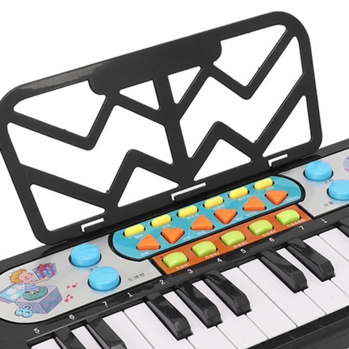Teclado de juguete VVIKIZY - 37 teclas - Instrumento electrónico - Multifuncional - Educativo
