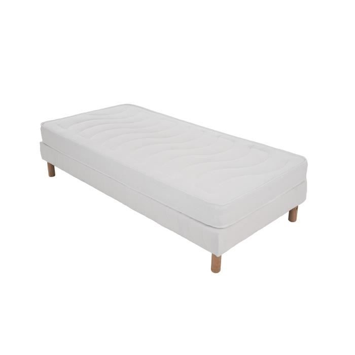 Base de cama + colchón 90x190x15cm