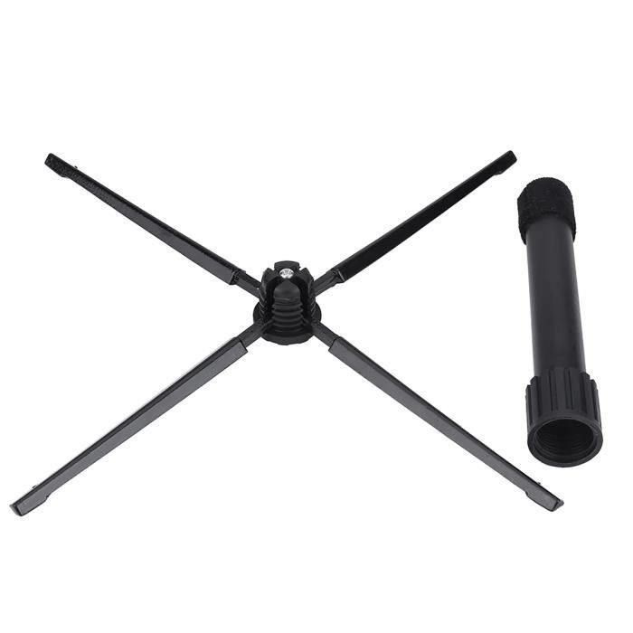 Soporte plegable de 4 patas SURENHAP para clarinete, flauta y oboe - Negro