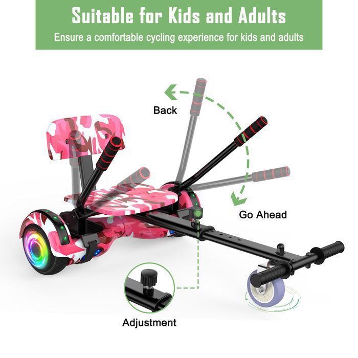 Set composto da hoverboard e hoverkart da 6,5