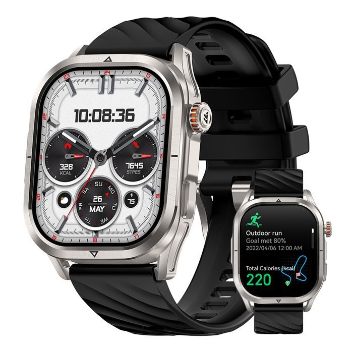 Montre Connectée homme SmartWatch Sport KOSPET P10 GPS integré 5ATM 1.96
