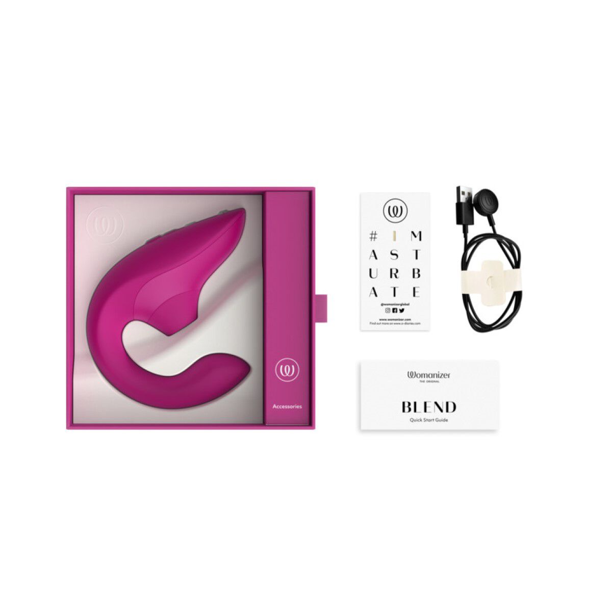 Womanizer Womanizer Blend ryškiai rožinė